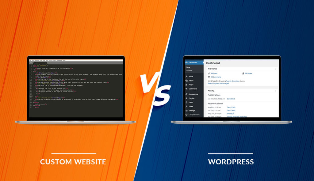 How to pick between custom Web Development Vs WordPress?