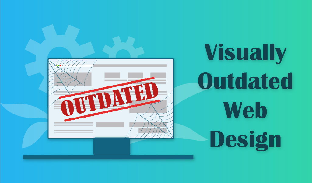 Visually outdated website - web design jacksonville