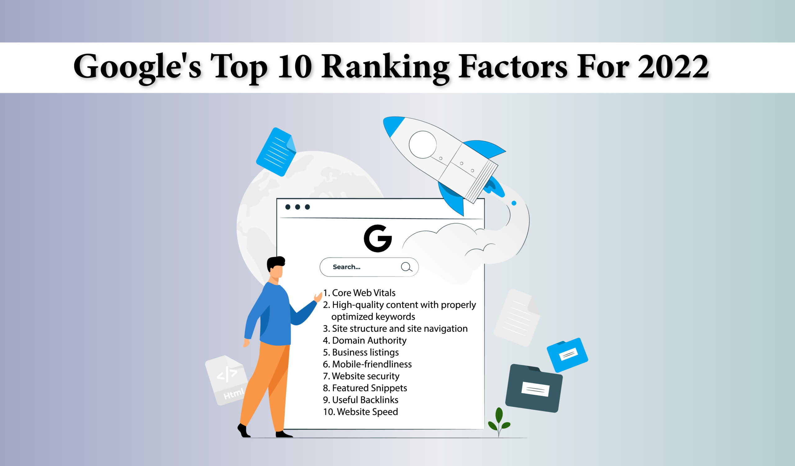 Google’s Top 10 Ranking Factors for 2022