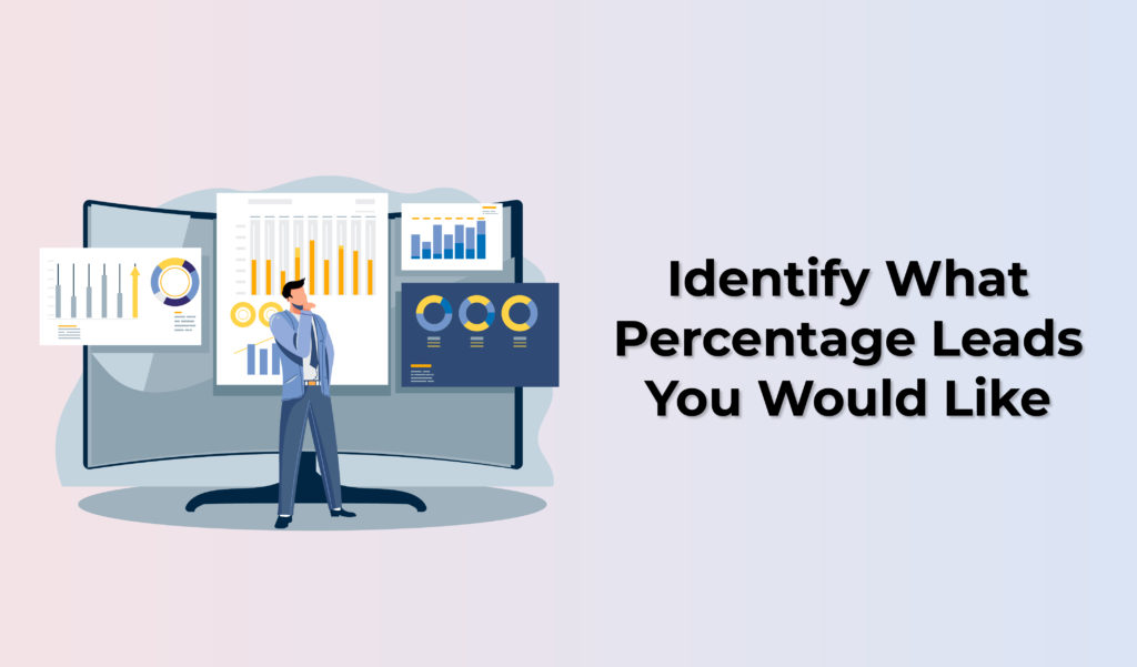Identify what percentage leads you would like?