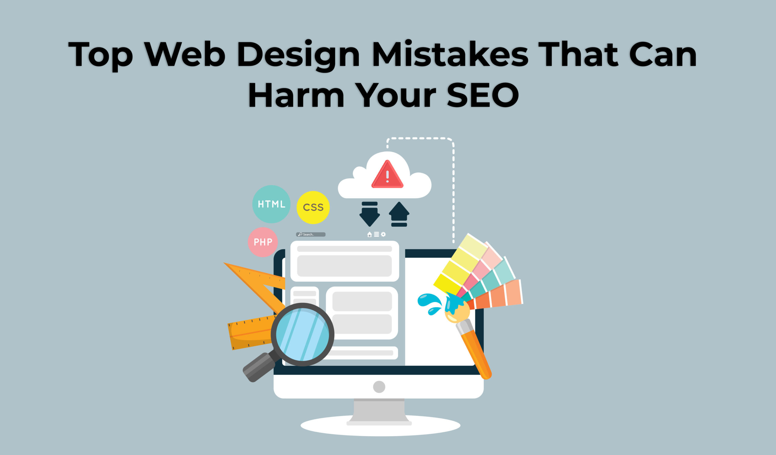 Top Web Design Mistakes that can harm Your SEO