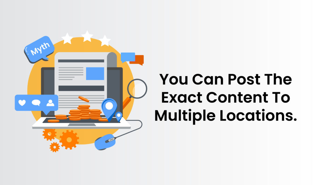 You can post the exact content to multiple locations