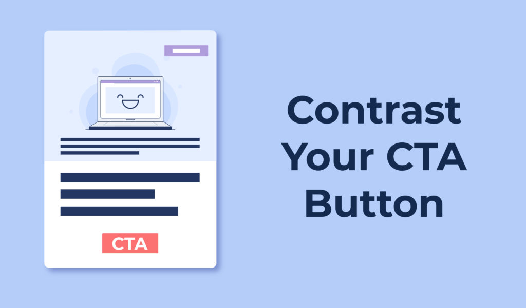 Contrast your website CTA button