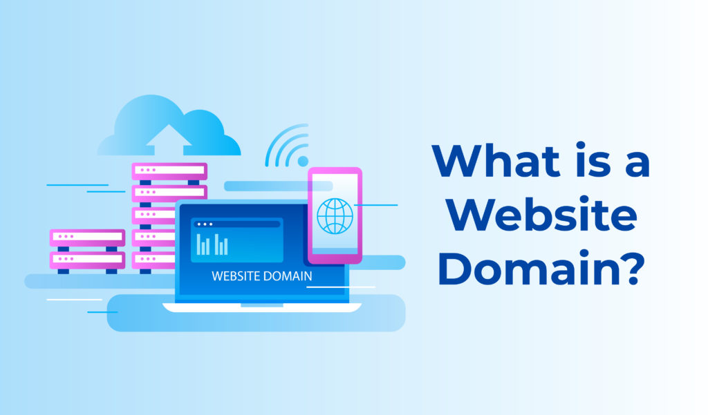 What is a website domain?