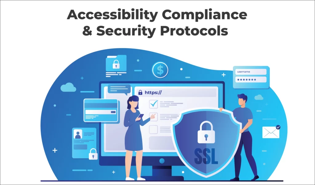 greater emphasis on accessibility compliance and security protocols