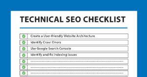 Technical SEO Checklist - The ultimate guide